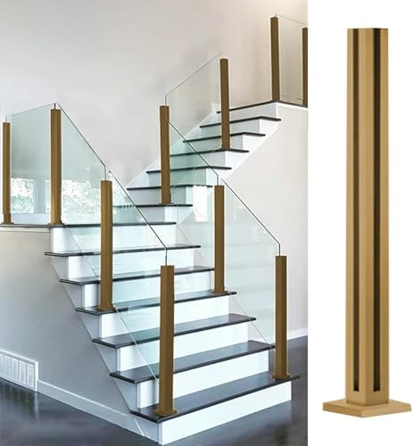 Serre-joints en verre pour escalier pour sécuriser les balustrades sans cadre