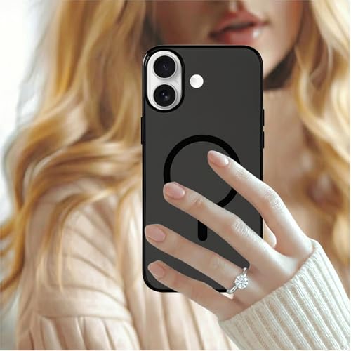 Image of Crystal Translucent Magnet Case for iPhone 16 Plus, Premium Polycarbonate, Ultra Strong Magnets, 360 Drop Protection, Raised Camera Protection, MagSafe Compatible
