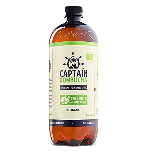 Captain Kombucha, Coconut Summer Beach, Té De Burbuja - 1000 Ml