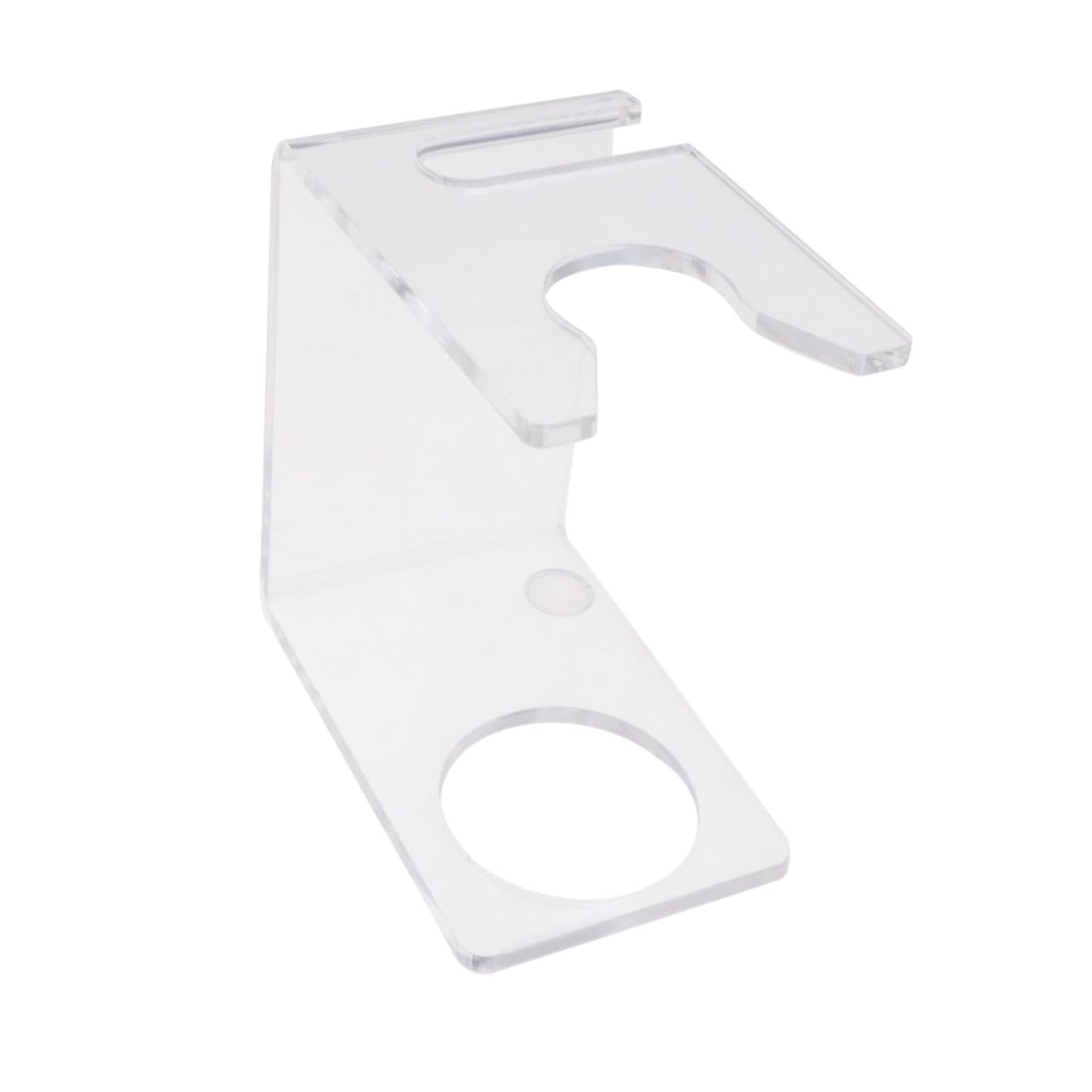 Healeved Elegant Shaving Brush Holder Brush Stand Razor Stand Durable Acrylic Fit Small Medium