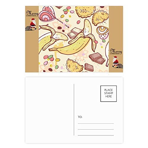Cartes postales banane colorées en lot de 20 à offrir aux fans de papeterie