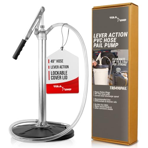 TERA 5-Gallon Oil Pump with Lid and Lever
