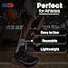 STOMP Athletics: Traction Shoe Armor - Lightweight Grip Enhancer for Basketball Shoes - Instant Shoe Traction from The Top of Your Laces - Flexible Fit & Easy to Clean - Black