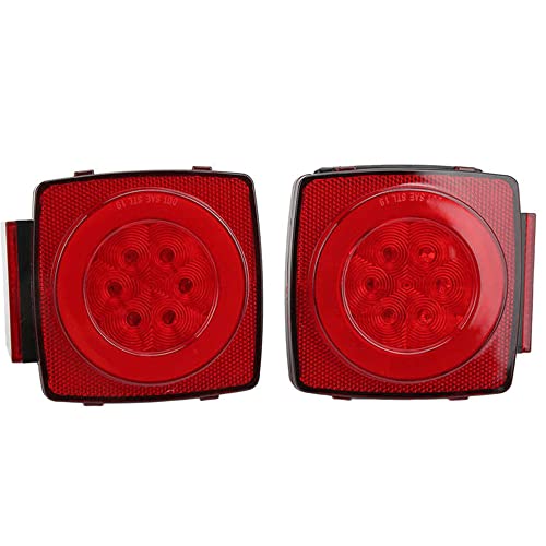 2pcs Trailer Luzes Traseiras Led 12v Stop Braw Bail Brinding Lâmpada Para Barcos Mobiles De Neve Cam