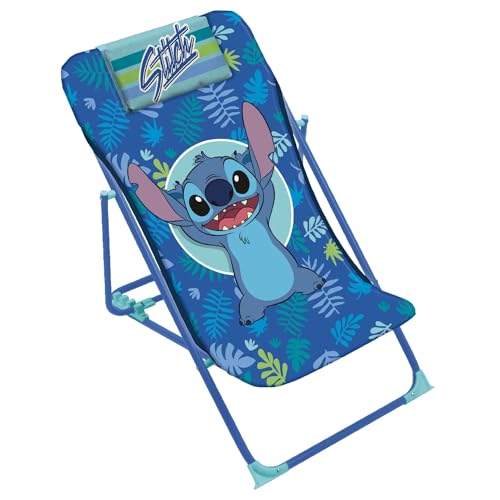 ARDITEX WD16136 Tumbona Plegable de 43x66x61cm de Disney-Lilo & Stitch