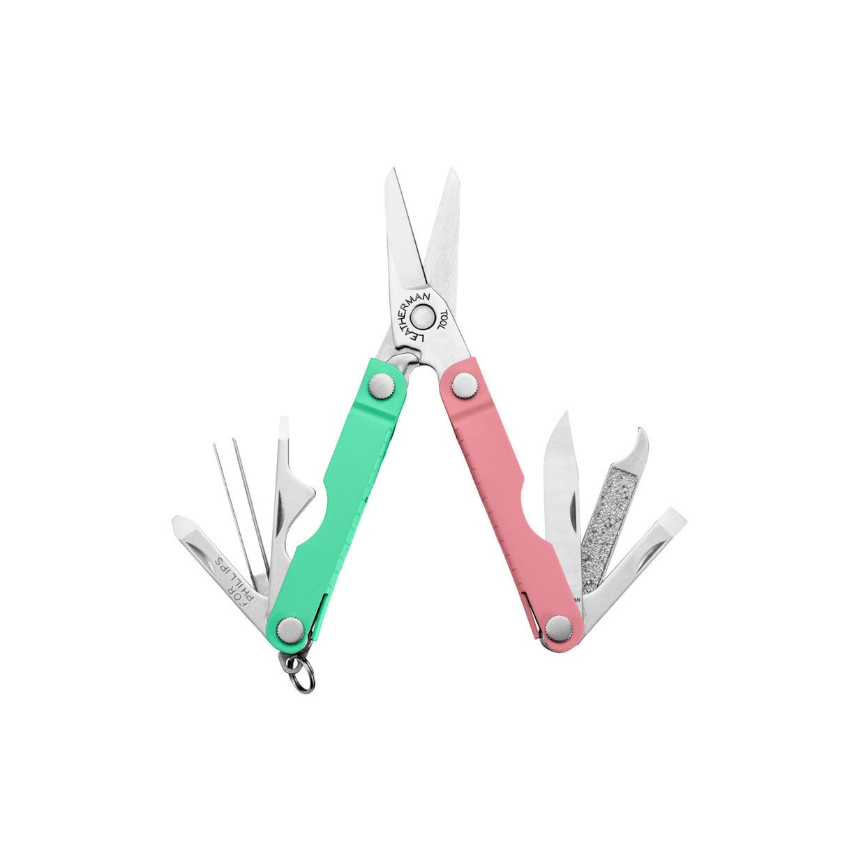 Leatherman Micra - Stainless Steel Keyring Multi-Tool with Scissors & 9 Tools, Bayside โ image 1
