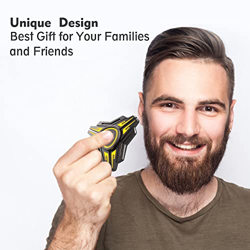 Image of INNOPLUS Fidget Spinner, Fidget Spinners for Adult, Fidget Spinners Cool, Fidget Light Up Spinner for Teens, Stress Anxiety ADHD Relief Figets Toy, Metal Finger Hand Spinner Toy with Luminous Light