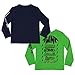 Nickelodeon Teenage Mutant Ninja Turtles Boys Long Sleeve T-Shirt 2-Pack, TMNT 2-Pack Bundle Set for Kids and Toddlers (Size 14/16, Navy/Green)