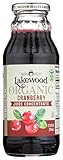 Lakewood Organic Cranberry Concentrate Juice, Gluten Free, Non GMO, Preservative Free, 12.5 Fluid Ounce (Pack of 1)