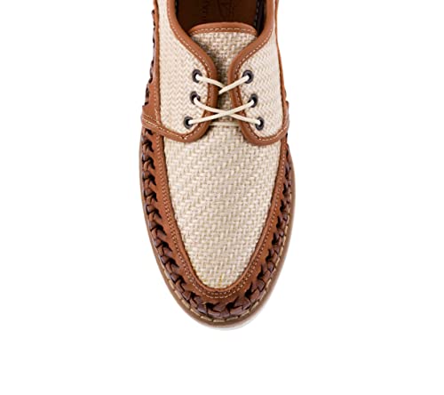 Cowboy Professional Mens 86 Light Brown Authentic Mexican Leather Huaraches Lace Up Sandals4