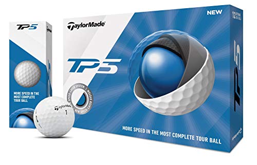 Taylormade-TP5-Pelotas-de-Golf-Color-Blanco