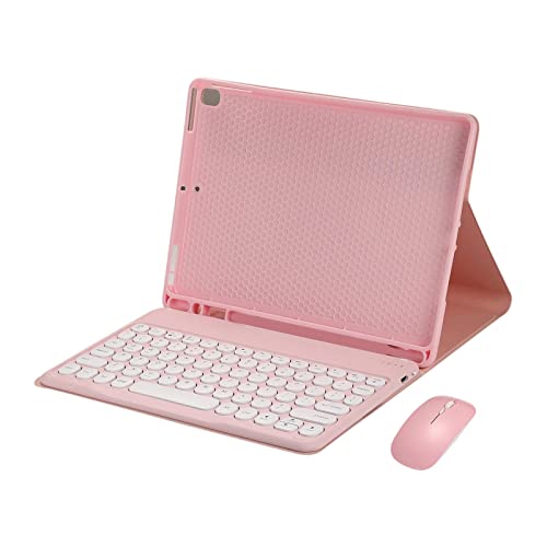 Funda con teclado y ratón Galaxy Tab S6 Lite, soporte antideslizante rosa 2
