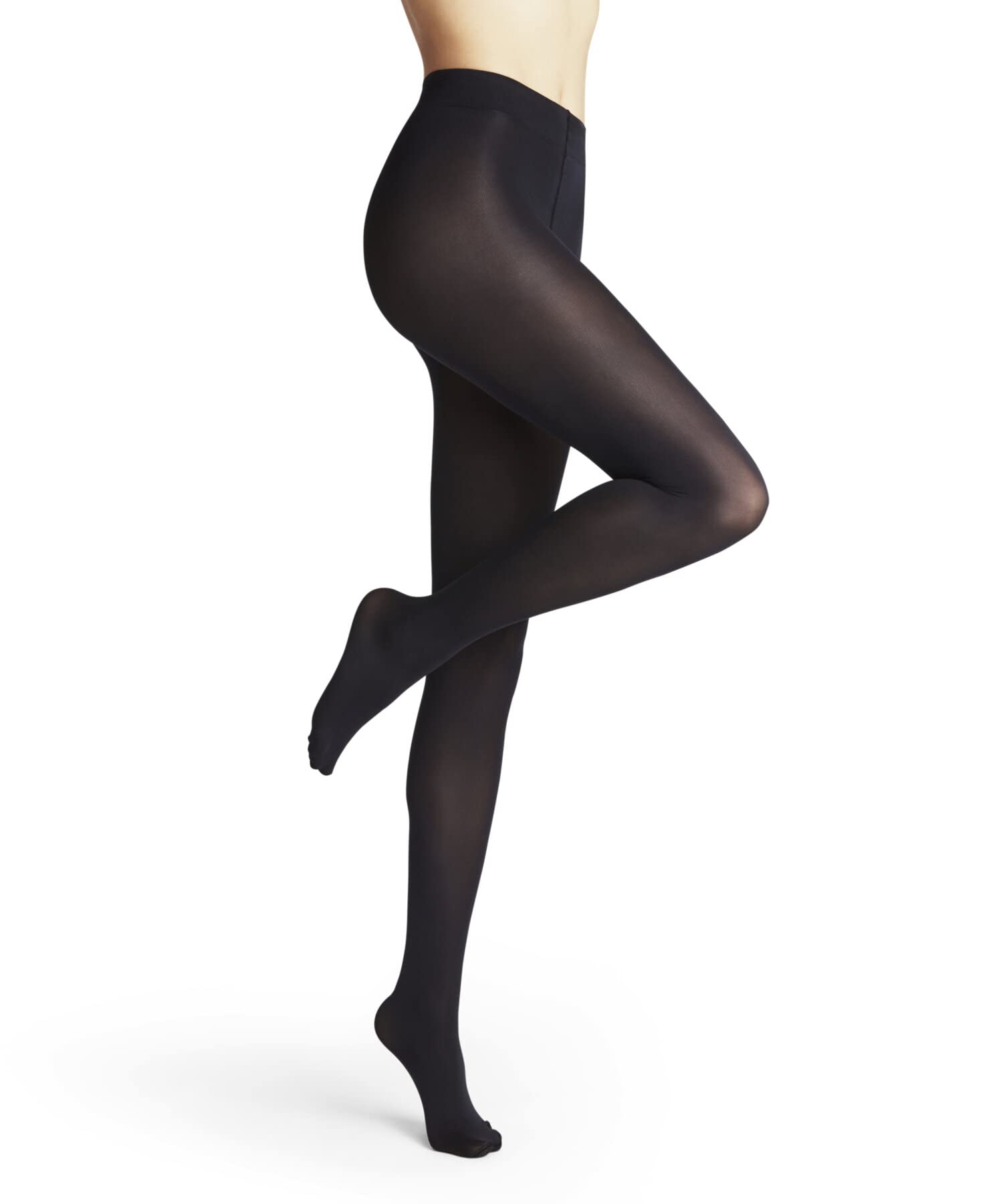 FALKE Damen Seidenglatt Strumpfhose halb blickdicht glänzendComfortbund Reinigungsansatz Feinhafter Fuß verstärkt feine 