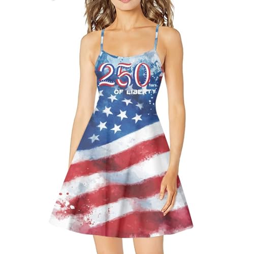 Image of Cozeyat Women Girls Summer Sleeveless Dress Casual Swing Beach Cover Up Knee Length Dresses,Large Size XS-4XL