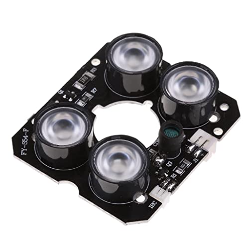 Image of CALANDIS 4Pcs Ir Led Spot Light 850Nm Infrared Board for CCTV Camera | 1 Piece 4pcs IR LED Board