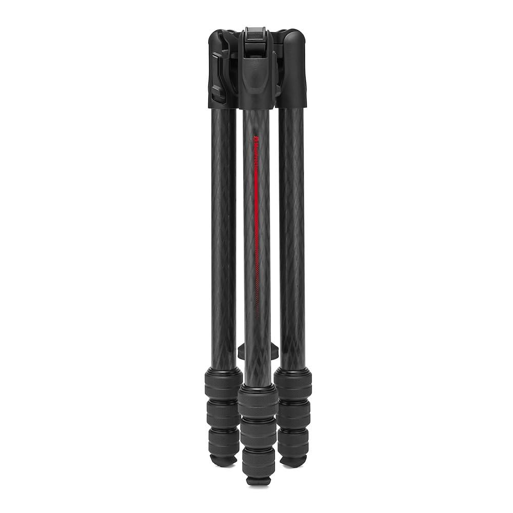 Manfrotto Befree GT Pro, Trípode Profesional de Viaje, Trípode de Fibra Carbono para Cámara y Vídeo, Twist Lock, Portátil, para DSLR, Sin Espejo, Accesorios Cámara, Rótulas de Foto y Vídeo