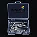 BEADIA 925 Sterling Silver Ball Head Pins 0.5x40mm 20pcs for Jewelry Making Findings