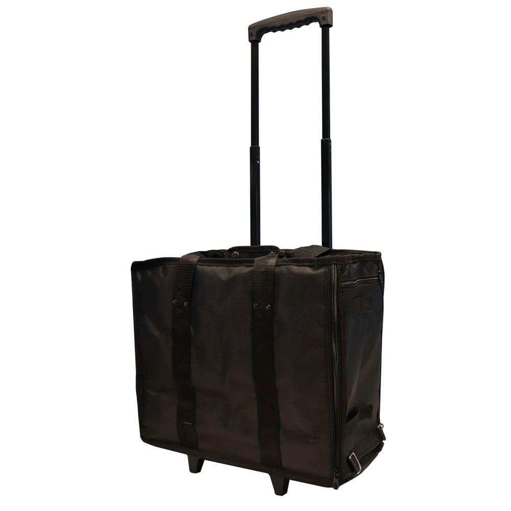 Jewelry Tray Carrying Case with Wheels Holds 12 1" Full