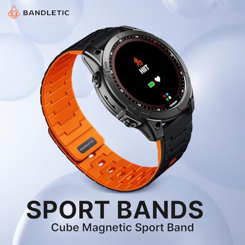 Image of Bandletic Quick Fit 22mm Band Compatible with Garmin Instinct 3 2 Watch