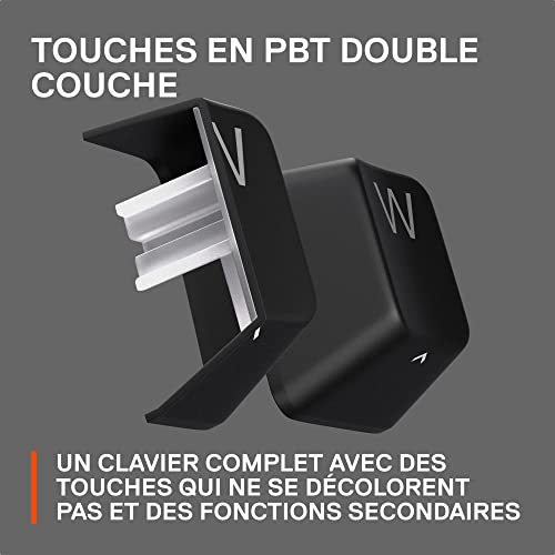 SteelSeries Apex Pro Mini Wireless clavier gaming HyperMagnetic - Format compact 60% - Actionnement ajustable - RGB - Touches PBT - Bluetooth - 2.4 GHz - USB-C - Français AZERTY