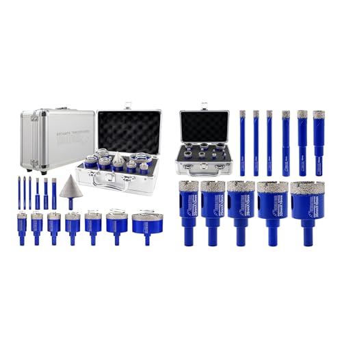 Kit de brocas diamantadas para perforar cerámica y mármol 14 piezas miniatura 1