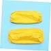 NUOBESTY 2 Pairs Oilproof Oversleeve Cuff Covers with Elastic Fit Kitchen Cleaning Tool for Women and Men Yellow Protective Arm Sleeves for Cooking and Dishwashing