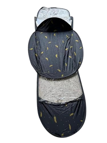 Image of Nylon, Polyester, PVC Folding Motorcycle Canopy Motor Bicycle Sun Visor Shade Tent Umbrella Windshield Motorbike Roof Rain Cover (Black).