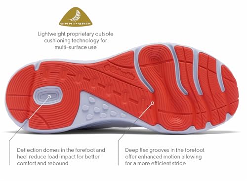 Columbia Women's Konos Featherweight Running Shoe, Snowdrift/Red Quartz, 8 - image 7