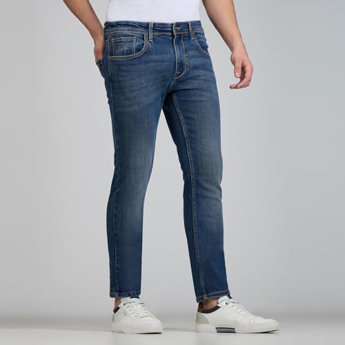 Image of Pepe Jeans Men's Jeans | Slim Fit | Mid Rise | Stretchable