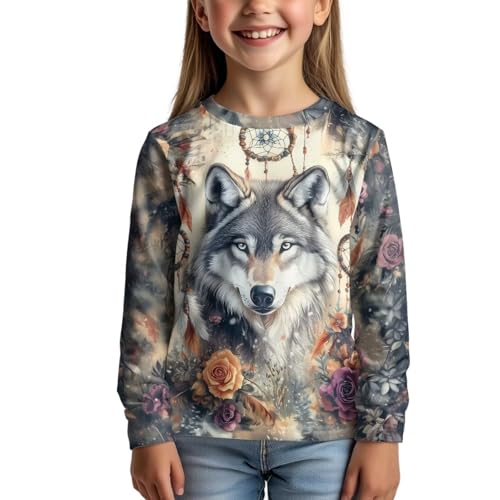 Image of Uourmeti Teens Girls Long Sleeve T Shirts Fall Outfits Boys Active Sportswear Running Tops