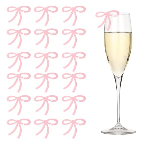 Charmes à boire en acrylique rose PATIKIL pour décoration de mariage et fête d'anniversaire