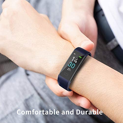 PULABO Cinturino Ricambio In TPU Blu Per Smartwatch Y68 – Morbido, Antiodore, Lavabile