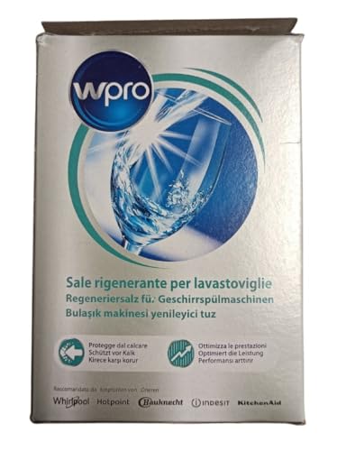 SALE RIGENERANTE ANTICALCARE DECALCIFICANTE WPRO PER LAVASTOVIGLIE ORIGINALE WHIRLPOOL 1 KG 484000008555
