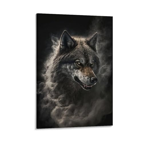 Décorations murales de loup pour chambres rompre monotonie mur - 5