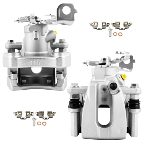 Image of SCITOO 19B6128 19B6129 Rear Left & Right Disc Brake Calipers w /Bracket For Pontiac For Vibe 2009-2010,For Toyota For Matrix 2009-2013,Single Piston