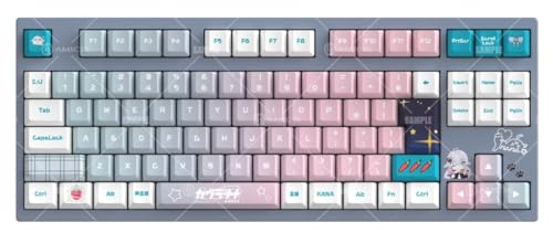 カグラナナ × AMICIS ゲーミングキーボード 80HE 日本語配列