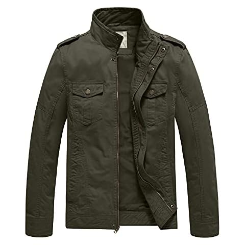 WenVen Men's Cotton Jacket Outwear thumbnail