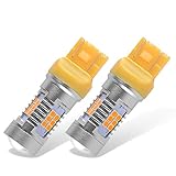 YITAMOTOR 2x 7443 7440 Amber/Yellow 6000K DC 12V 21 SMD 3528 Chips Led Bulb For Car Turn Tail Singal Brake Light Lamp Backup Lamps