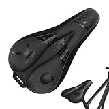 Fahrradsattelbezug aus Memory-Schaum, rutschfest, Sattelbezug für Fahrrad, für Freizeitfahrer, Enthusiasten, Stadt, Touring, Straße und Berge
