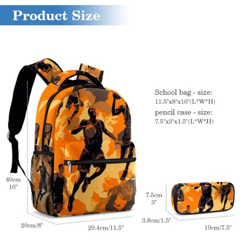 Sac d'école de basket-ball multicolore ados pour le sport