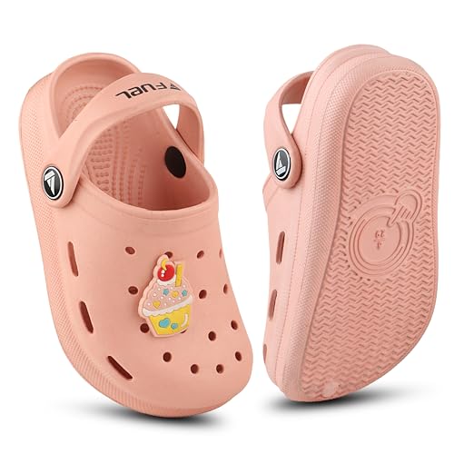 Image of FUEL Hooper Lightweight & Comfortable Pull-On Casual Clogs with Cushioned Footbed for Kids