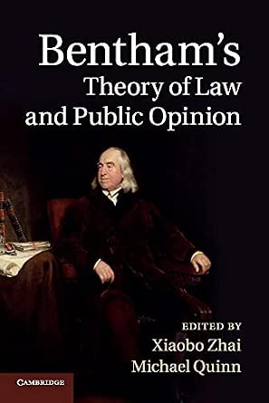Bentham's Theory of Law and Public Opinion Reprint Edition book cover