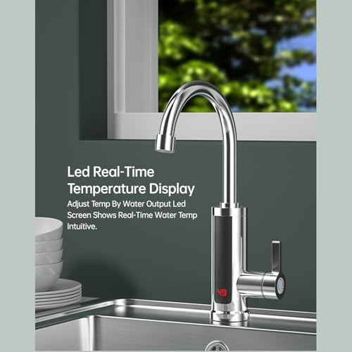 Robinet eau chaude instantanée chauffage rapide pour bureau et maison - 5