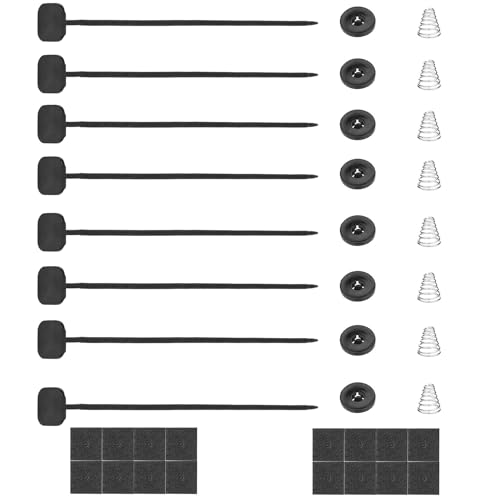 2 Set Fan Mounting Kit, Electric Radiator Fan Ties Straps Mounting Kit for Car Vehicle Electric Radiator Fan 7