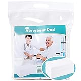 Gelling Absorbent Pads for Commode Liners,Disposable Super-Absorbent Pads for Bedside Commode Bags, Economic Pack, Universal Fit (68 Count)