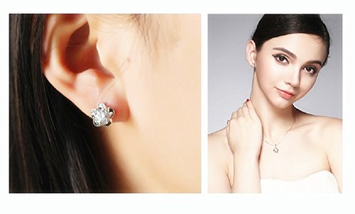 JUYUAN-EU Orecchini a Perno in Argento Sterling