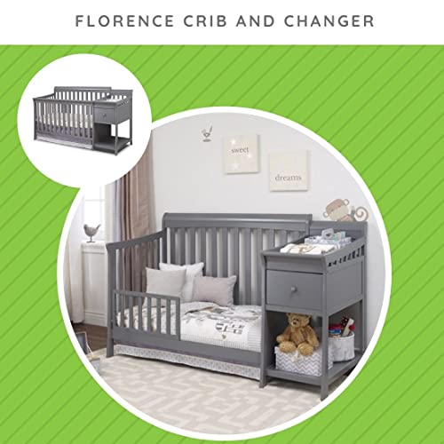 Image of Toddler Bed Safety Guard Rail for Sorelle Convertible Cribs - Solid Wood Rail for Convertible Crib to Toddler Bed Conversion - Safety Bed Rail for Children (Model #151, Gray)