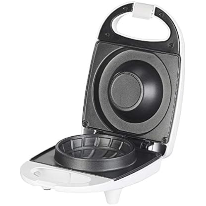 Rosenstein & Söhne Eiswaffeleisen: Waffeleisen für 1 Eiswaffel-Schälchen, antihaft-beschichtet, 520 Watt (Waffeleisen Eiswaffeln, Eiswaffel Maker, Eismaschine) – Bild 5