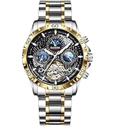 Automatic Watches for Men, Multifunctional men's mechanical watch starry sky dial Waterproof Watc...