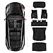 LASFIT Premium Extra Thick Floor Mats for Tesla Model 3 Highland 2024 2025 Custom Fit TPE All Weather Model 3 Interior Accessories Cargo Liner Front Rear Trunk Mat Full Set Car Mats 6 PCS